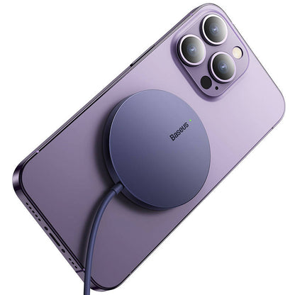 Trådløs Nettverkslader Baseus Simple Mini3, 15W, 1.67A, Lilla CCJJ040205