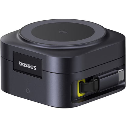 Baseus PicoGo 2in1 trådløs nettverkslader, 67W, 3A, 1 x USB-C, Svart P10276800123-00