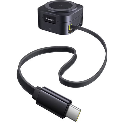 Baseus PicoGo 2in1 trådløs nettverkslader, 67W, 3A, 1 x USB-C, Svart P10276800123-00