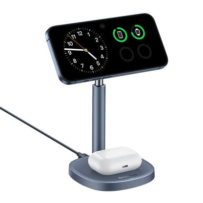 Trådløs Nettverkslader Baseus Orbit 2 Pro 2in1, 20W, 1.67A, Grå P10273500813-00