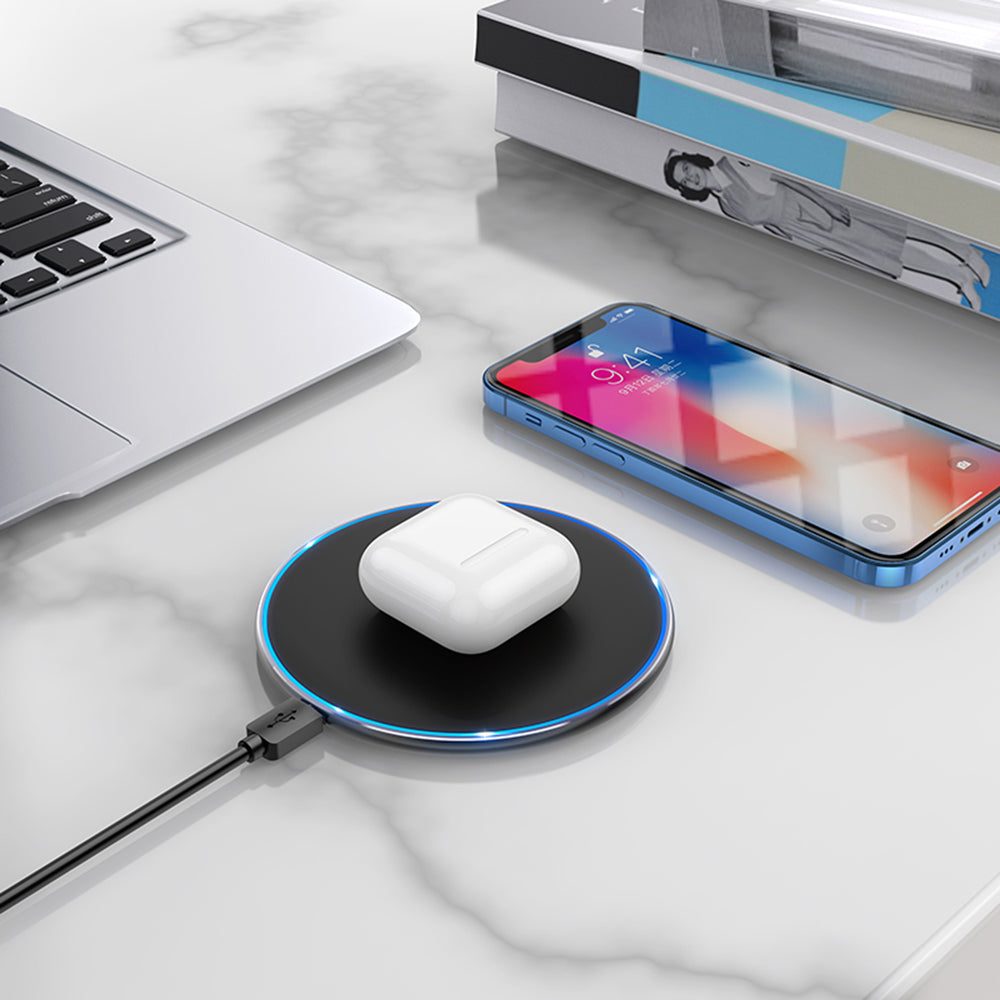 Trådløs Nettverkslader Borofone BQ3 Pro, 15W, 1.67A, Svart