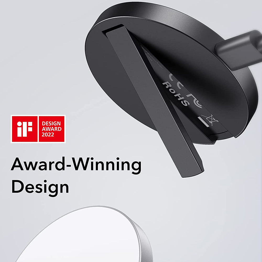 Trådløs Nettverkslader ESR HaloLock, 15W, 1.67A, Hvit