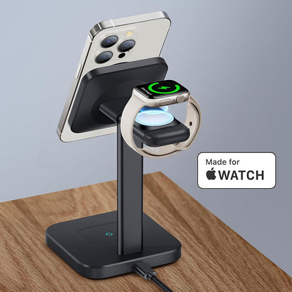 Trådløs Nettverkslader ESR HaloLock 3in1, 15W, 1.67A, Svart