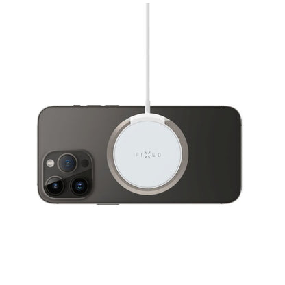 Trådløs Nettverkslader Fixed Ring, 15W, 1.67A, Hvit