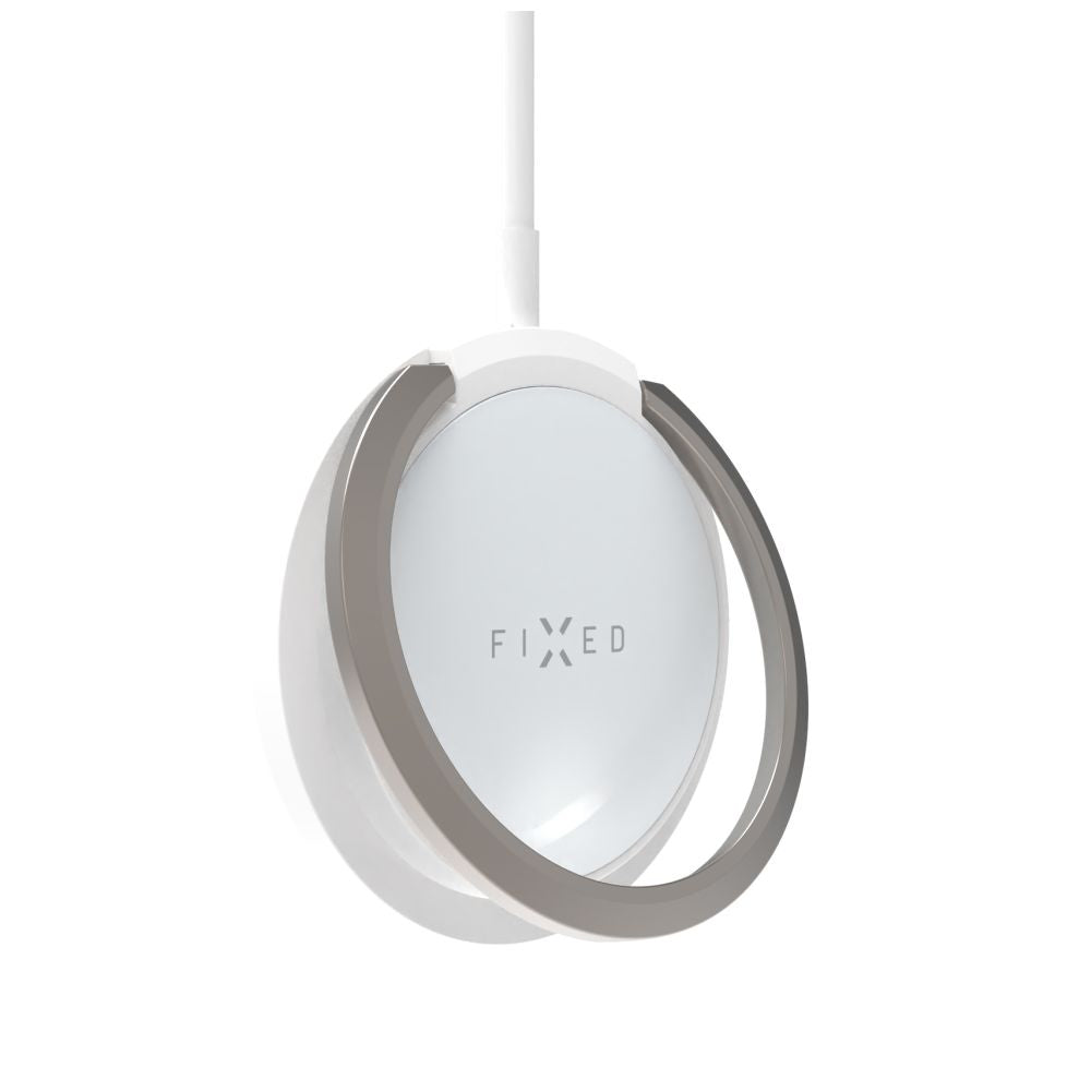 Trådløs Nettverkslader Fixed Ring, 15W, 1.67A, Hvit