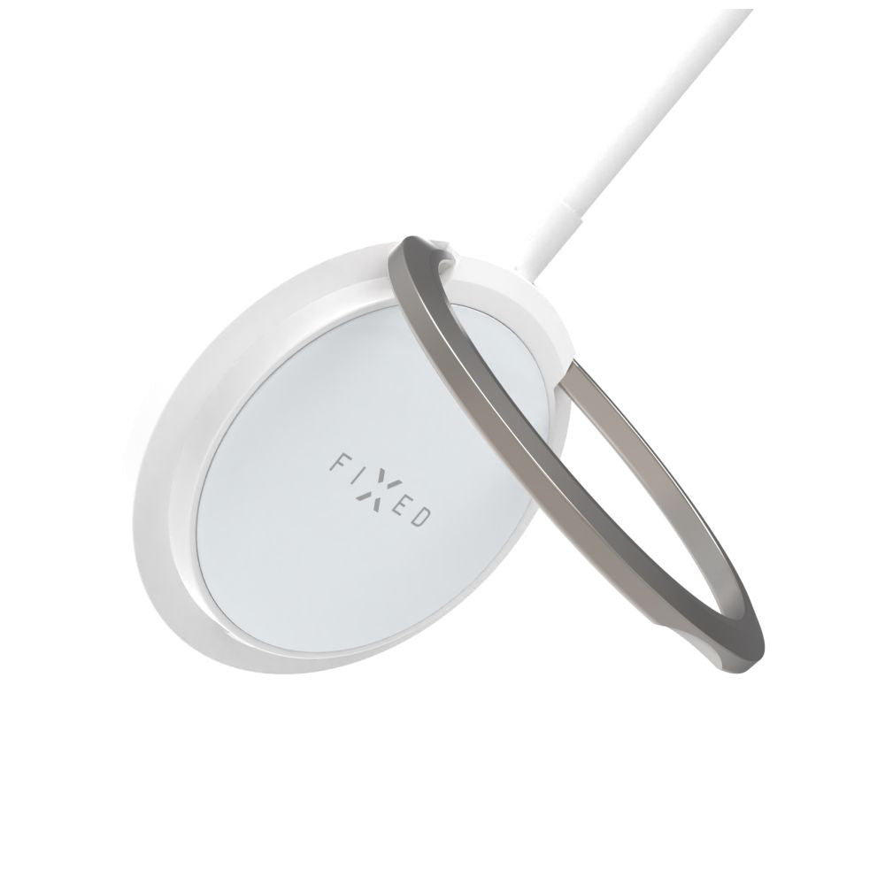 Trådløs Nettverkslader Fixed Ring, 15W, 1.67A, Hvit