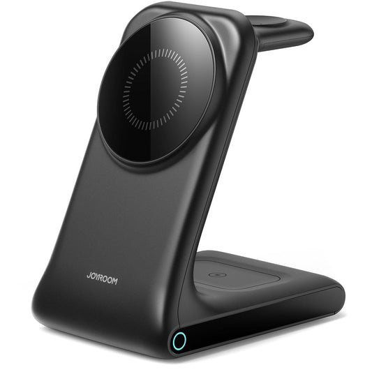 Trådløs Nettverkslader Joyroom JR-W15 3in1, 15W, 1.67A, Svart