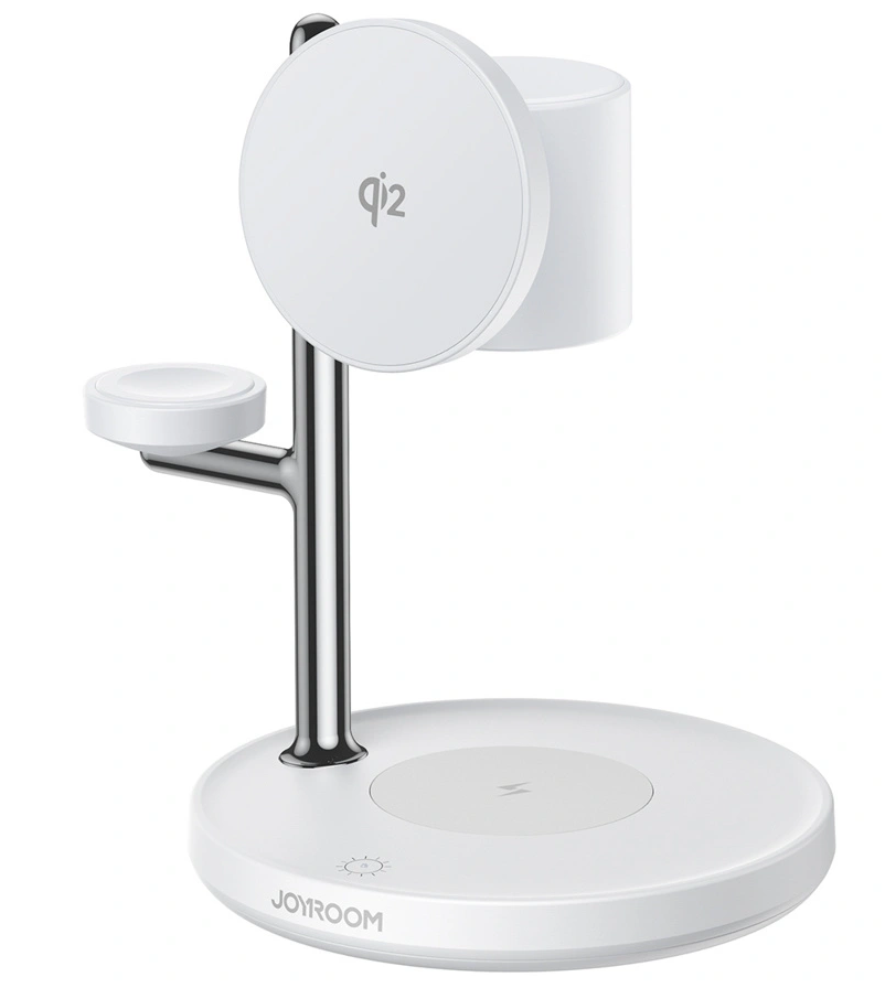 Trådløs Nettlader Joyroom JR-W23 3i1, 15W, 1.67A, Hvit