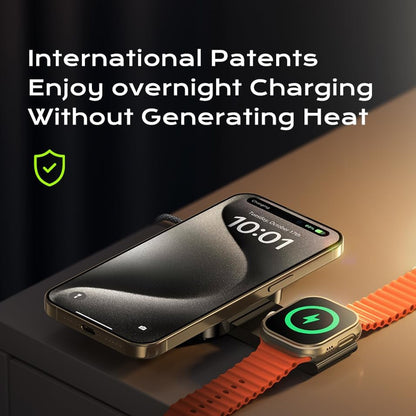 Trådløs Nettverkslader Lisen 2-i-1, 15W, 1.67A, Svart YL0324100013