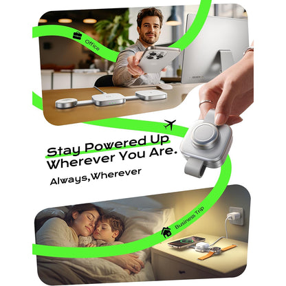 Lisen 3in1 trådløs nettverkslader, 15W, 1.67A, Grå YL0424040001