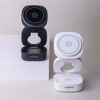 Trådløs Nettlader MaXlife MXWC-06 3in1, 15W, 1.67A, Svart