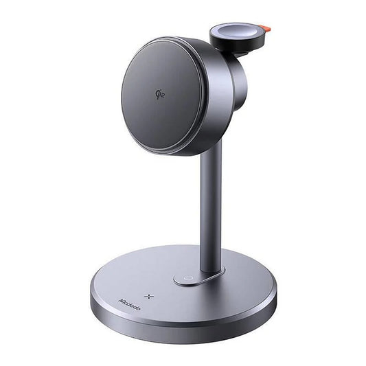 Trådløs Nettlader McDodo CH-2460 Swan 3i1, 22,5W, 1,67A, Grå