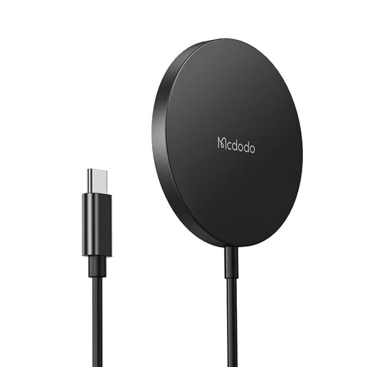 Trådløs Nettverkslader McDodo CH-4360 Moon, 15W, 1.67A, Svart