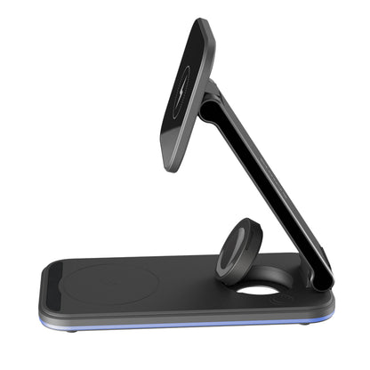 Trådløs Nettverkslader Proove Energy Fold 3in1, 15W, 1.67A, Svart WSEF15010001