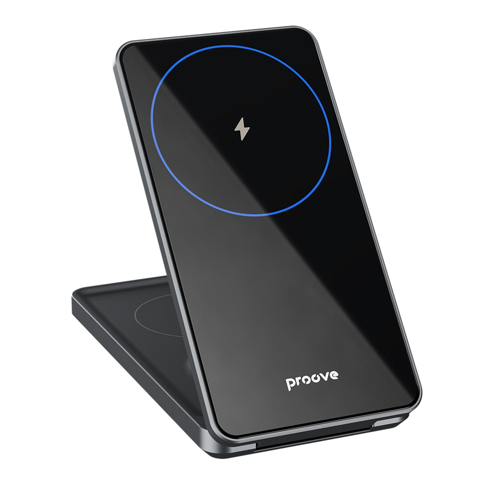 Trådløs Nettverkslader Proove Metal Edge 3in1, 15W, 1.67A, Grå WSME15010003