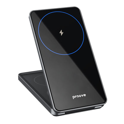 Trådløs Nettverkslader Proove Metal Edge 3in1, 15W, 1.67A, Grå WSME15010003