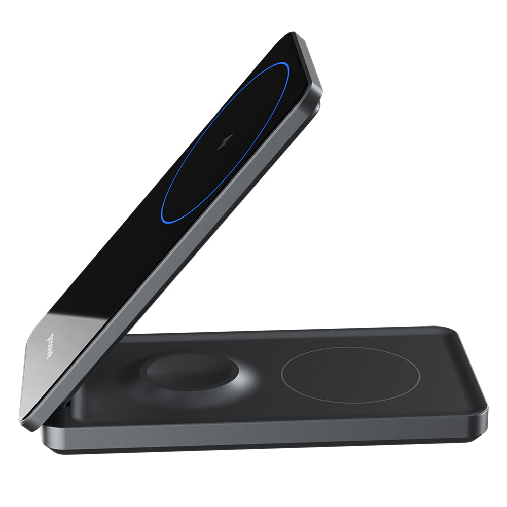 Trådløs Nettverkslader Proove Metal Edge 3in1, 15W, 1.67A, Grå WSME15010003