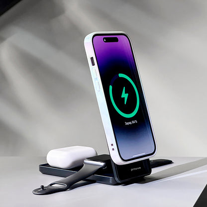 Trådløs Nettverkslader Proove Metal Edge 3in1, 15W, 1.67A, Grå WSME15010003