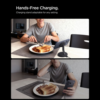 Trådløs Nettverkslader Spigen EF151MS, 15W, 1.67A, Svart