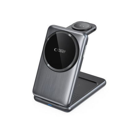 Trådløs Nettverkslader Tech-Protect A42 3i1, 15W, 1.67A, Grå