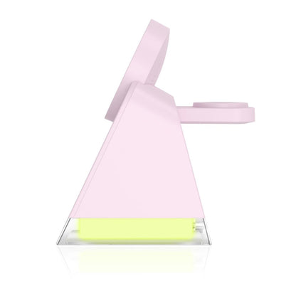 Trådløs Nettverkslader Tech-Protect A43 3in1, 15W, 1.67A, Rosa