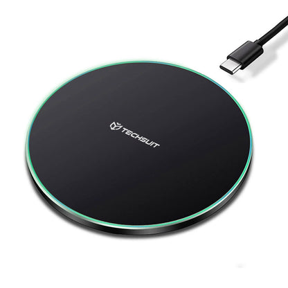 Trådløs Nettverkslader Techsuit CHWR031 Premium, 15W, 1.67A, Svart