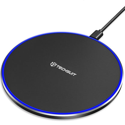 Trådløs Nettverkslader Techsuit CHWR031 Premium, 15W, 1.67A, Svart