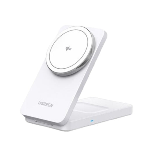 UGREEN W706 2in1 trådløs nettverkslader, 20W, 1.67A, Hvit