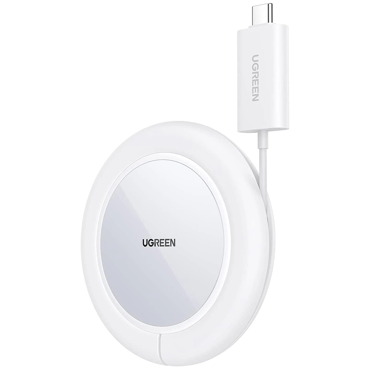 Trådløs nettverkslader UGREEN CD245 (40123), 15W, 1,67A, hvit