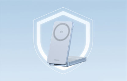 UGREEN MagFlow 2in1 trådløs nettverkslader, 25W, Blå