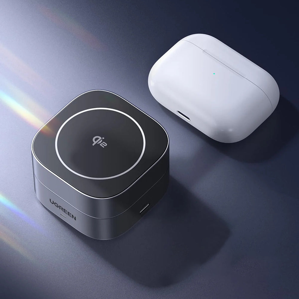 UGREEN W702 3in1 trådløs nettverkslader, 20W, 1.67A, 1 x USB-C, Svart