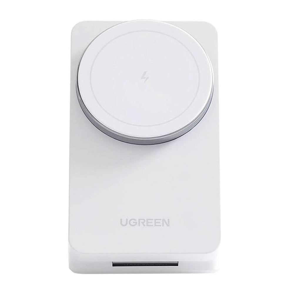 UGREEN W528 2in1 trådløs nettverkslader, 20W, 1.67A, Hvit