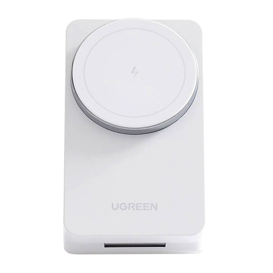 UGREEN W528 2in1 trådløs nettverkslader, 20W, 1.67A, Hvit