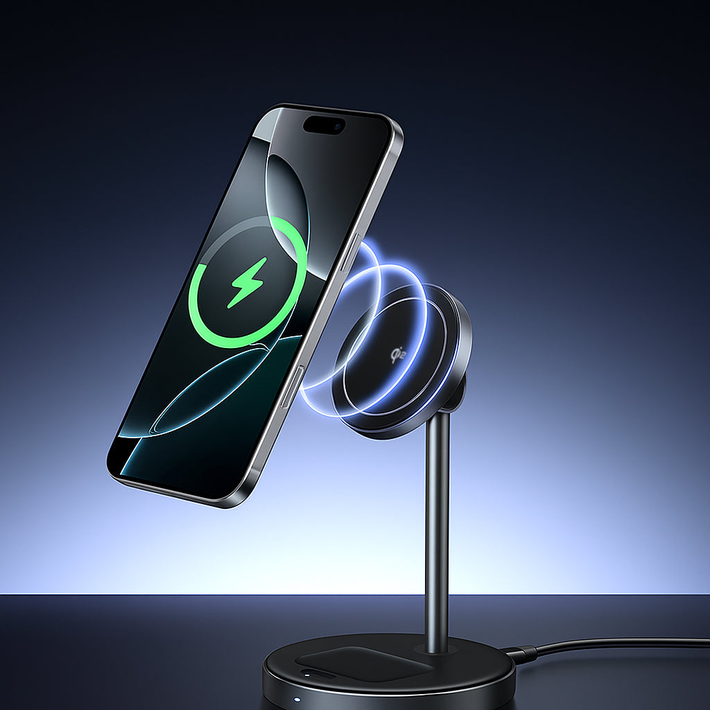 UGREEN W710 3in1 trådløs nettverkslader, 20W, 1.67A, 1 x USB-C, Svart