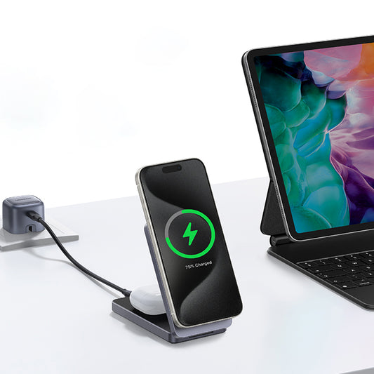 UGREEN W706 2in1 trådløs nettverkslader, 20W, 1.67A, Hvit