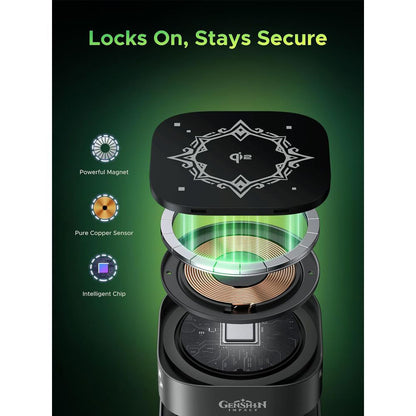 UGREEN Genshin Impact Ed.W702 2n1 trådløs nettverkslader, 25W, 1.67A, 1 x USB-C, Svart