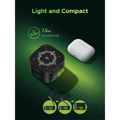 UGREEN Genshin Impact Ed.W702 2n1 trådløs nettverkslader, 25W, 1.67A, 1 x USB-C, Svart