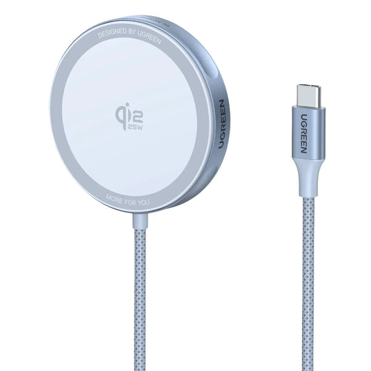 UGREEN MagFlow Trådløs Nettverkslader, 25W, Blå