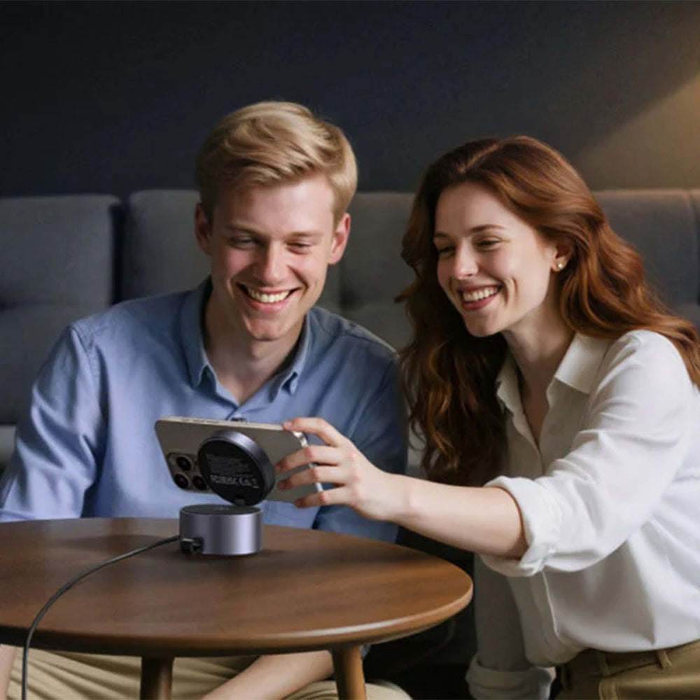 UGREEN W712 (65148) 3in1 trådløs nettverkslader, 25W, 1.67A, Grå