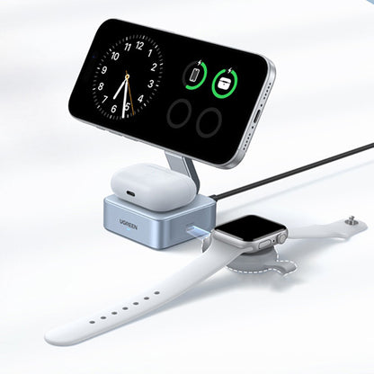 UGREEN W752 2in1 trådløs nettverkslader, 35W, 3A, 1 x USB-C, Blå
