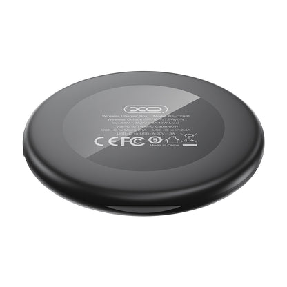 Trådløs Nettverkslader XO Design CX031, 15W, 1.67A, Svart