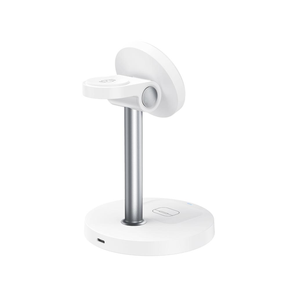 Trådløs Nettverkslader XO Design CX038 3in1, 15W, 1.67A, Hvit