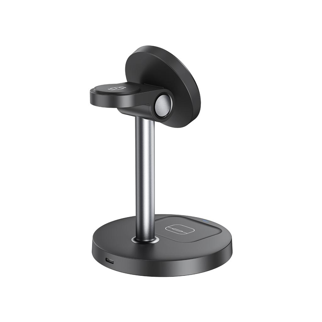 Trådløs Nettverkslader XO Design CX038 3in1, 15W, 1.67A, Svart