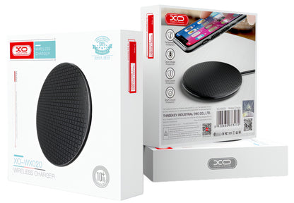 Trådløs Nettverkslader XO Design WX020, 15W, 1.67A, Svart