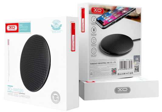 Trådløs Nettverkslader XO Design WX020, 15W, 1.67A, Svart