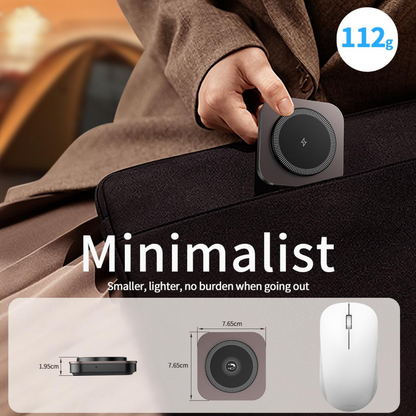Trådløs Nettladere XO Design CX035 3i1, 15W, 1.67A, Svart, Reseglet