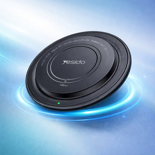 Trådløs Nettverkslader Yesido DS39, 15W, 1.67A, Svart