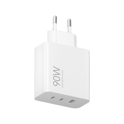 Xiaomi Nettlader, 90W, 6.1A, 1 x USB-A - 2 x USB-C, Hvit BHR087MEU