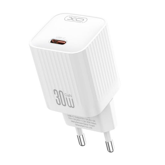 Ladere XO Design L148, 30W, 3A, 1 x USB-C, Hvit