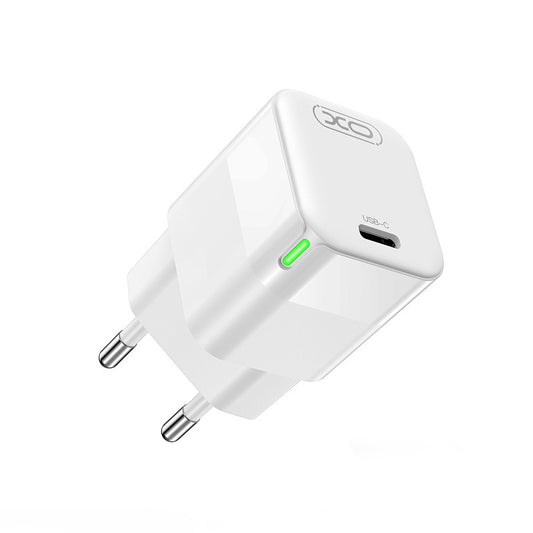 Nettlader XO Design CE06, 30W, 3A, 1 x USB-C, Hvit